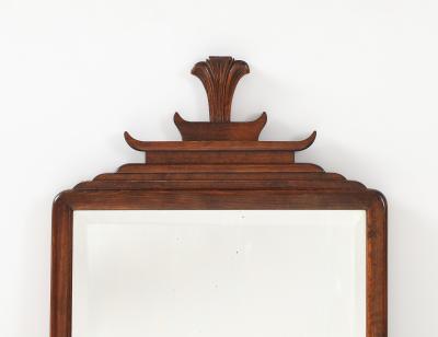 A Swedish Mahogany Mirror Ca 1930 40