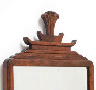 A Swedish Mahogany Mirror Ca 1930 40