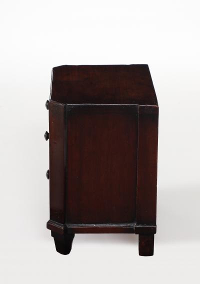 A Swedish Mahogany miniature Chest of Drawers 19th Century