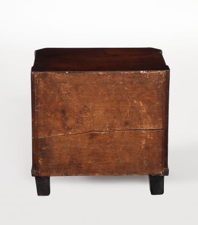 A Swedish Mahogany miniature Chest of Drawers 19th Century