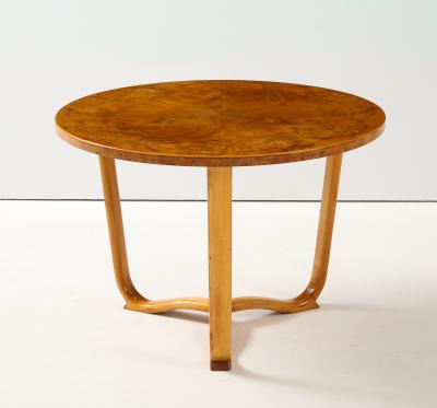 A Swedish Modern Circular Side Table Circa 1930 40