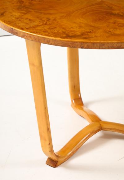 A Swedish Modern Circular Side Table Circa 1930 40
