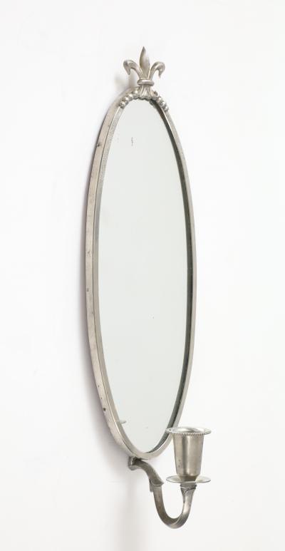 A Swedish Pewter Mirror Set CIrca 1930s