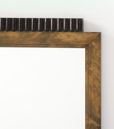 A Swedish Stained Birch Mirror Circa 1930s