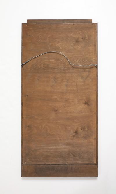 A Swedish Stained Birch Mirror Circa 1930s