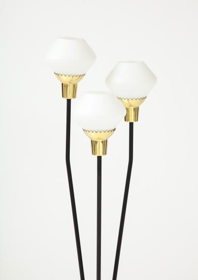 A Swedish Three Branch Floor Lamp Circa 1940s