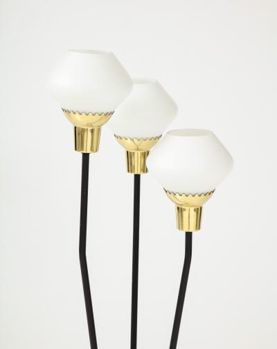 A Swedish Three Branch Floor Lamp Circa 1940s