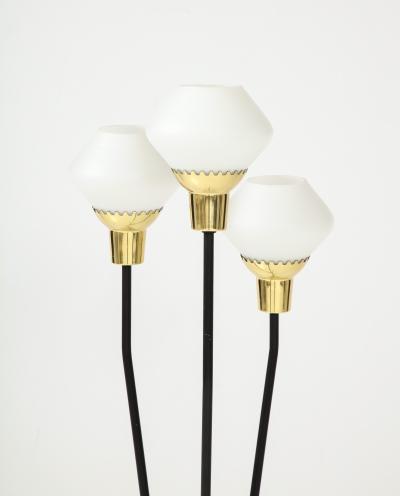 A Swedish Three Branch Floor Lamp Circa 1940s