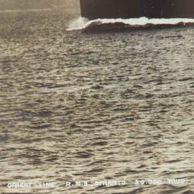 A Team Signed Gelatin Print Photograph of the R M S Otranto