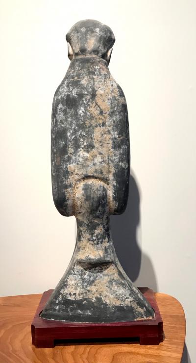 A Tomb Lady In Waiting Figurine Han Dynasty