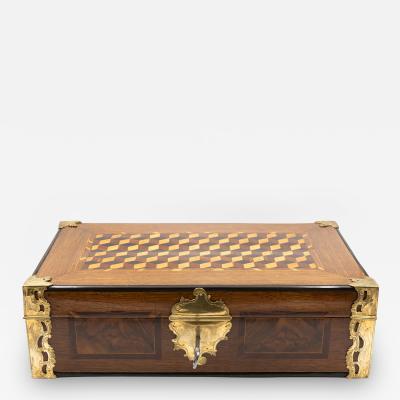 A Traveler s Box or Stage Coach Document Box Dutch 1790 1800 