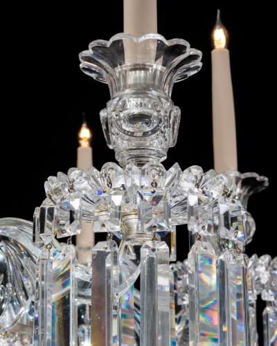 A UNUSUAL WILLIAM IV TENT AND WATERFALL CHANDELIER