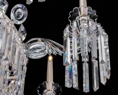 A UNUSUAL WILLIAM IV TENT AND WATERFALL CHANDELIER