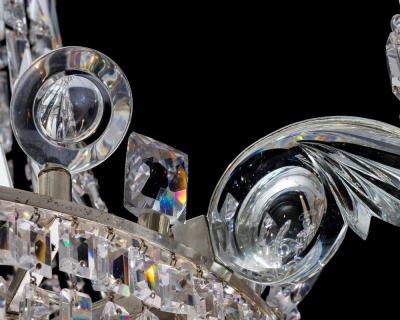 A UNUSUAL WILLIAM IV TENT AND WATERFALL CHANDELIER