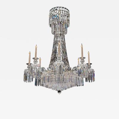 A UNUSUAL WILLIAM IV TENT AND WATERFALL CHANDELIER