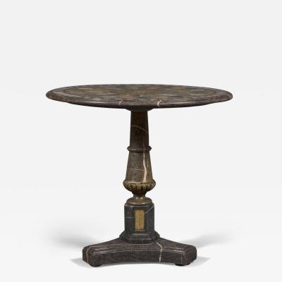 A VERY RARE HARDSTONE AND MARBLE INLAID SPECIMEN PRESENTATION CENTER TABLE