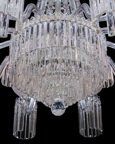 A VICTORIAN EIGHT LIGHT TENT AND WATERFALL GASOLIER BY F C OSLER