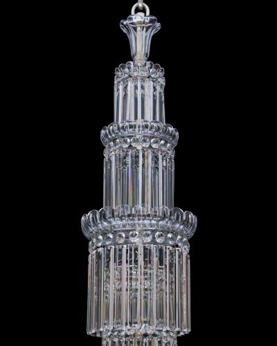 A VICTORIAN EIGHT LIGHT TENT AND WATERFALL GASOLIER BY F C OSLER