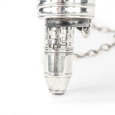 A Very Fine and Historically Significant George III Silver Mounted Powder Horn