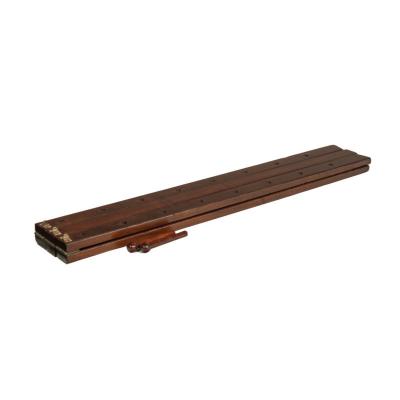 A Victorian mahogany tripod folding campaign easel