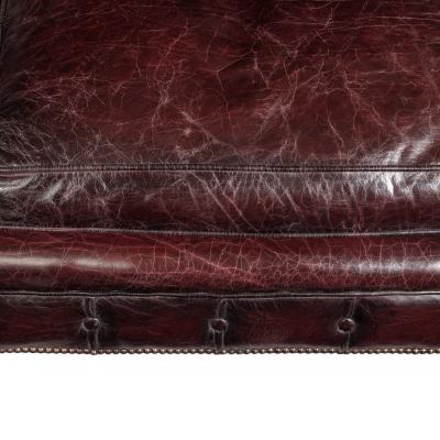 A Victorian walnut Chesterfield sofa