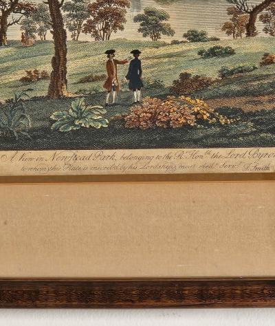 A View in Newstead Park belonging to the Rt Hon the Lord Byron c 1749
