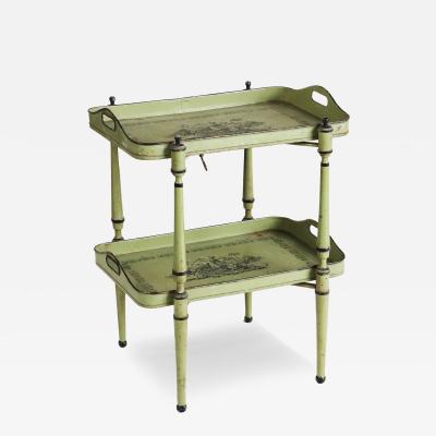 A Vintage Italian Two Tier Serving Table C 1940 