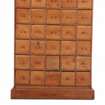A Vintage Pine Apothecary Cabinet Late 19th C Belgium 