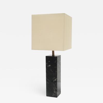 A Walter Van Nessin Marble Mid Century Table Lamp