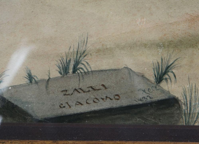 A Watercolor Of The Origin Of The Corinthian Column After Giacondo Albertolli