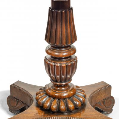 A William IV mahogany teapoy