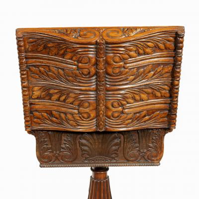 A William IV mahogany teapoy