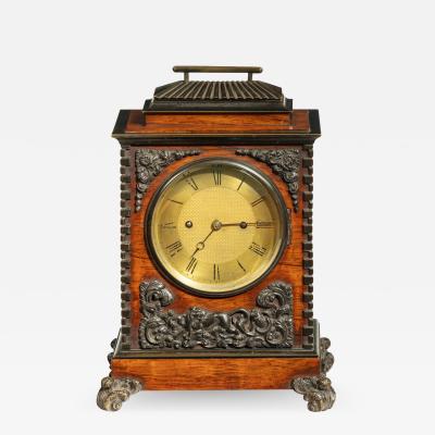 A William IV rosewood and bronze bracket clock by Frodsham 185 Baker
