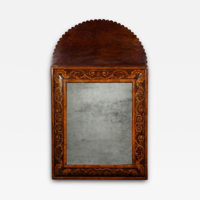 A William Mary Cushion Mirror Circa 1690