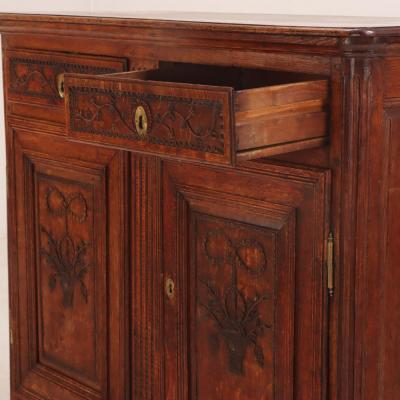 A carved French oak server C 1800 