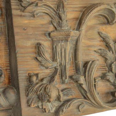 A carved fire surround from Sir Winston Churchill s drawing room