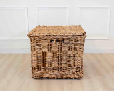 A charming English wicker basket dating to circa 1900