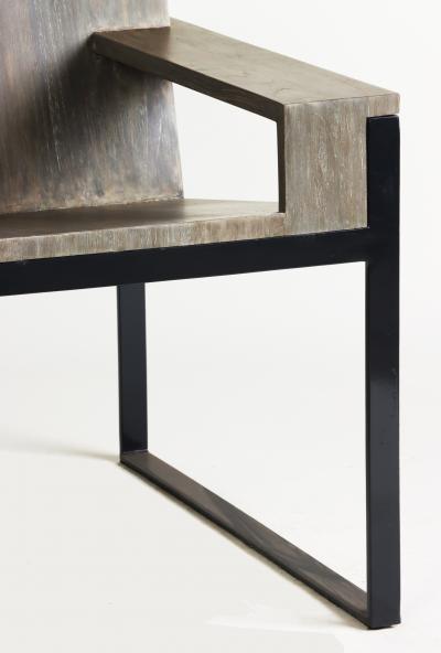 A contemporary Bauhaus inspired armchair 