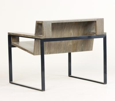 A contemporary Bauhaus inspired armchair 