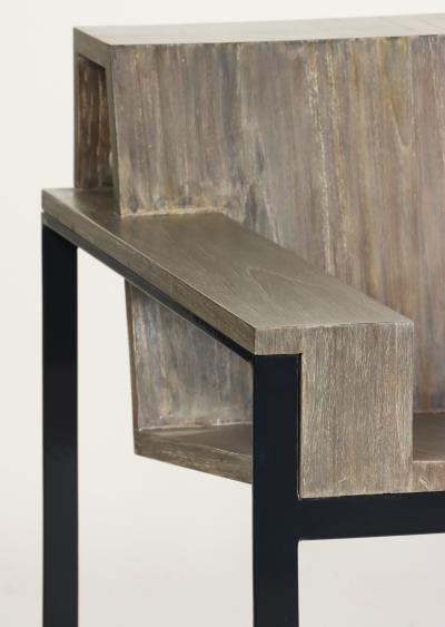 A contemporary Bauhaus inspired armchair 