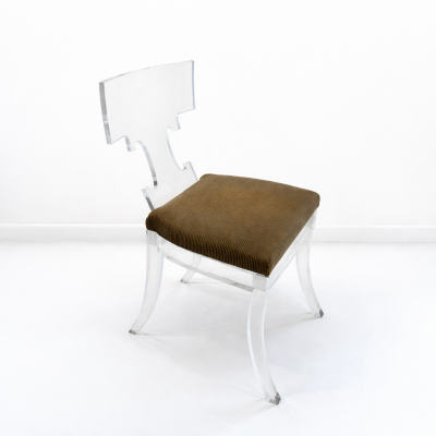 A contemporary Klismos inspired side chair by CHAHAN Design Gallery Paris 
