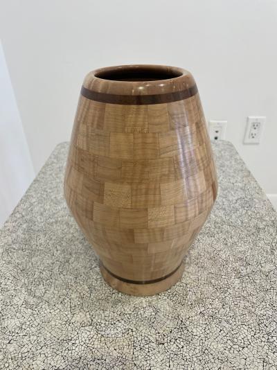 A contemporary Nadjela turned wood bowl by John Enloth 