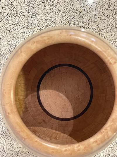 A contemporary Nadjela turned wood bowl by John Enloth 