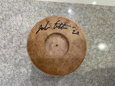 A contemporary Nadjela turned wood bowl by John Enloth 