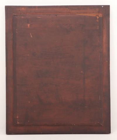 A crotch mahogany Empire wall mirror circa 1830
