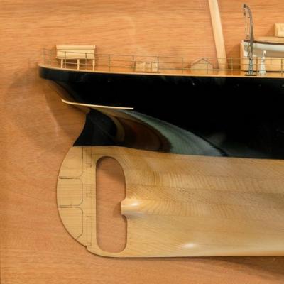 A fine Shipyard half hull model of the NORTHERN LIGHT