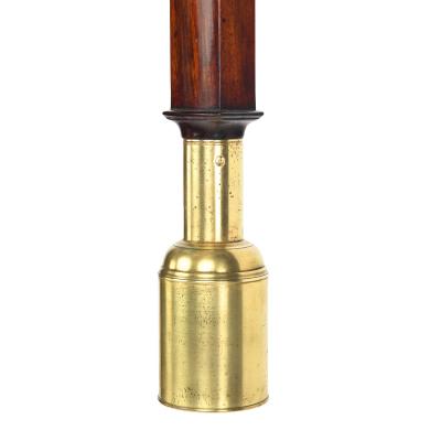 A fine mahogany ship s stick barometer by Dolland Son