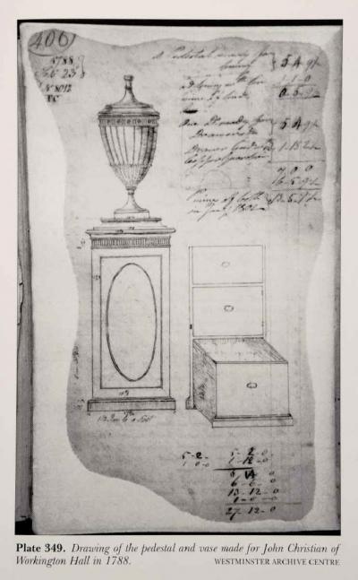 A fine pair of George III mahogany wine cisterns attributed to Gillows