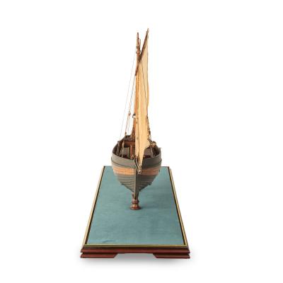 A gaff rigged Hastings lugger circa 1880