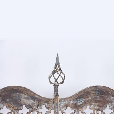 A gilt iron queen size Italian headboard Circa 1950